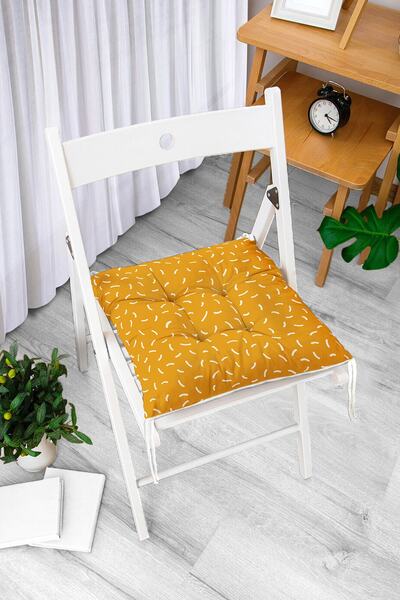 Realhomes Сучасна подушка для стільця з цифровим принтом у вигляді геометричн...