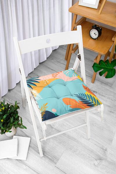Realhomes Сучасна подушка для стільця з цифровим принтом у вигляді кольоровог...