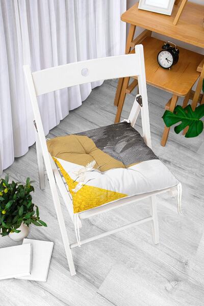 Realhomes Jastuk za stolicu sa modernim, pahuljastim dizajnom i digitalnim št...