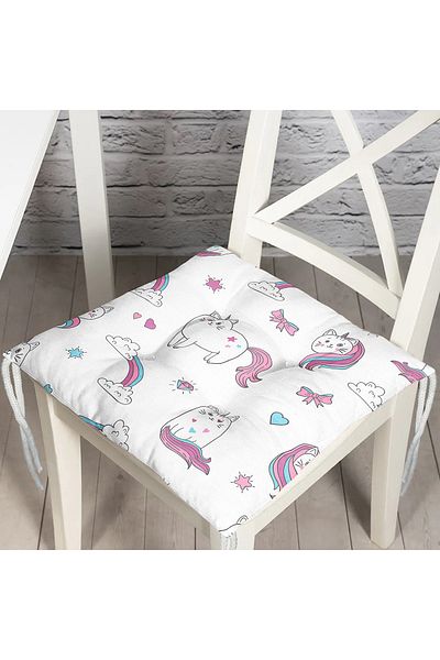 Realhomes Fluffy Chair Cushion - Digital Printed