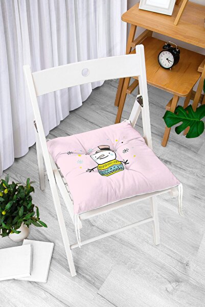 Realhomes Crtanje snjegovića, šarirani jastuk za stolicu u dečijoj sobi na si...