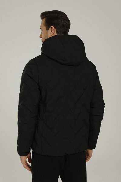 lumberjack Sn17 Henry Coat 1pr Μαύρο Ανδρικό Κοντό Παλτό