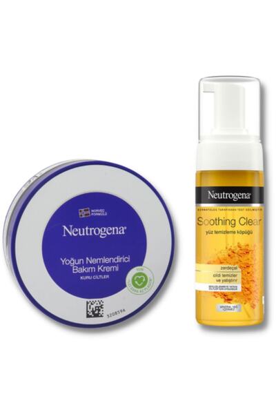 Neutrogena كريم العناية بالتركيبة النرويجية 200 مل + رغوة تنظيف 150 مل