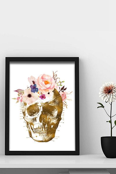 Dekor Loft Anatomie umană, Pictură murală pentru camera medicului artistică
