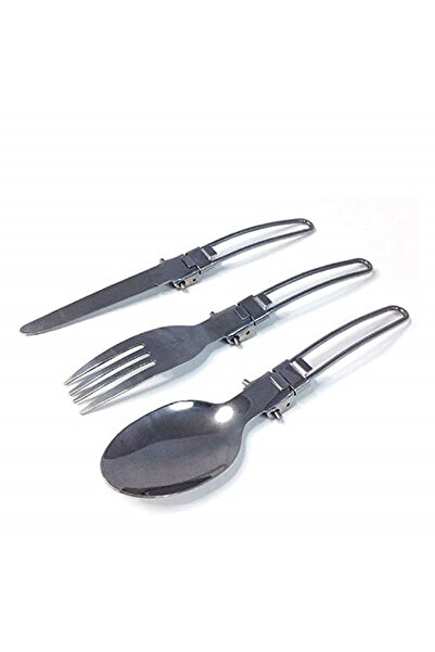 NURGAZ Brand: Campout- Folding Spoon Fork Knife Category: Pocket Knife & Knif...