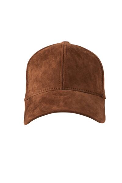 Hat Factory Unisex Hakiki Süet Beyzbol Kep