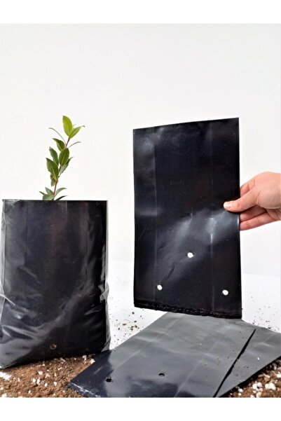 Ekodoğa Fide Poşeti 17x30 Cm 20 Adet Fide Torbası Fidan Poşeti Fidan Torbası