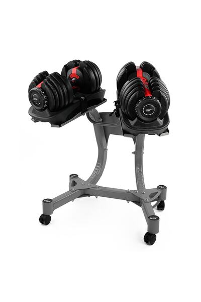 USR Adx24 2x24 Kg Ayarlanabilir Dambıl + Stand Set