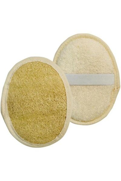 ÇİDEM'S Oval Pumpkin Fiber Facial Pouch Bath Pouch