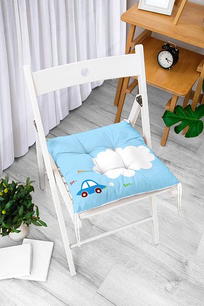 Realhomes Real Homes Digital Printed Modern Pouf Chair Cushion