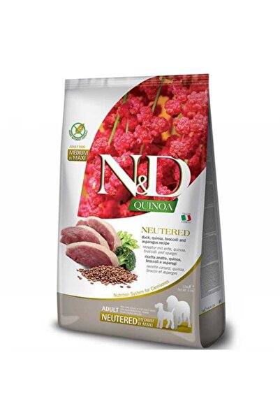 N&D Quınoa Neutered Duck Adult Medıum & Maxı Kısırlaştırılmış Ördekli Köpek M...
