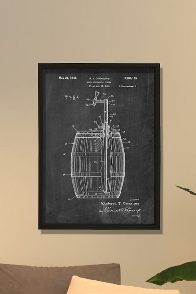 Dekor Loft Σχέδιο βαρέλι μπύρας με φυσικό πεύκο 1942
