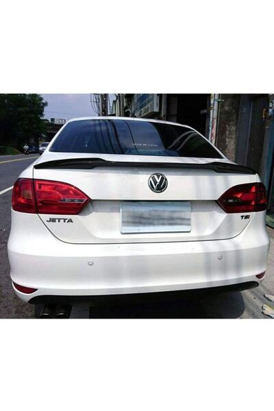 Carmind Volkswagen Jetta M4 Uyumlu Style Bagaj Üstü Spoiler Piano Black 2012-2018