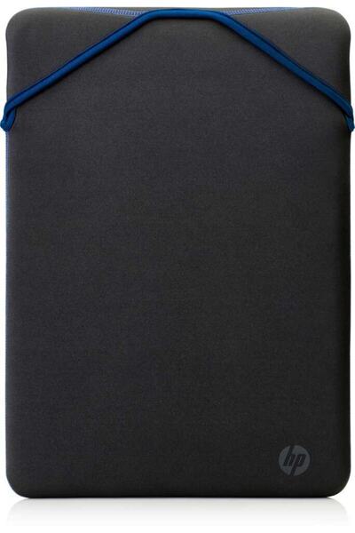 HP 15.6 Çift Taraflı Fermuarsız Neopren Kılıf Siyah Ve Mavi 2f1x7aa