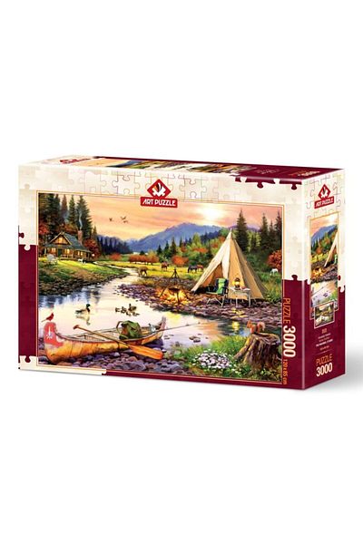 Art Puzzle Camping Friends - 3000 Piece Puzzle