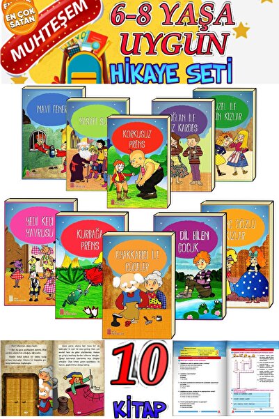 Ata Yayıncılık 1.sınıflar Için Öğretmen Tavsiyeli 12'li Hikaye Kitabı Seti
