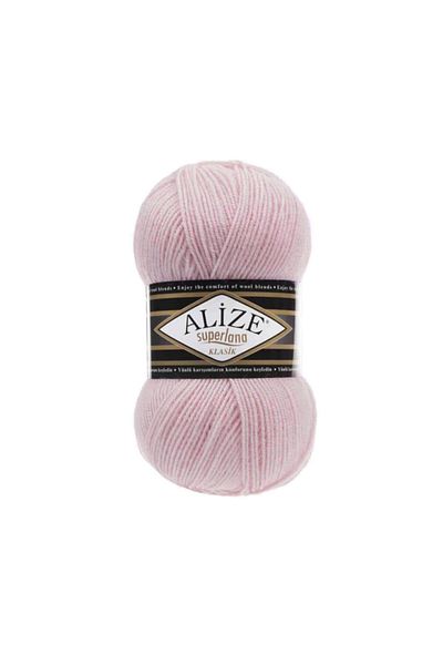 Alize Süperlana Classic Hand Knitting Yarn (Συσκευασία 5) - 161 σκόνη