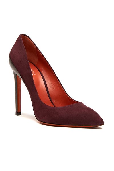 Santoni Women's Suede Stiletto