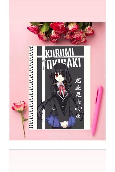 animeandyourworld دفتر توكيساكي كورومي أنيمي 1 قطعة تصميم خاص مقاس A4 دفتر غير مبطن بحلقات 21*29 سم