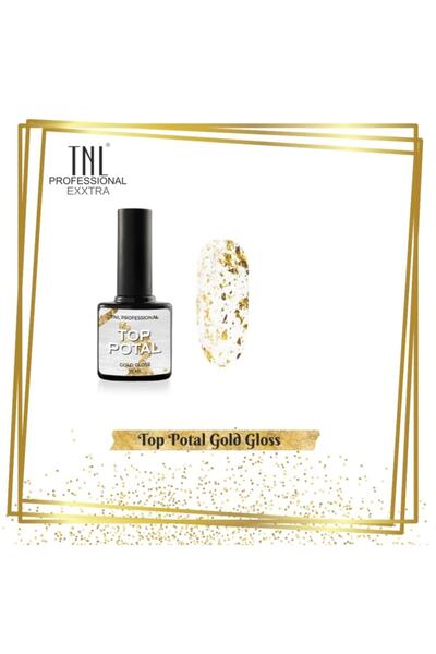 tnl professional Tnl Exxtra Top Potal Gold Altın Sarısı Top Coat 10 ml Kalıcı...