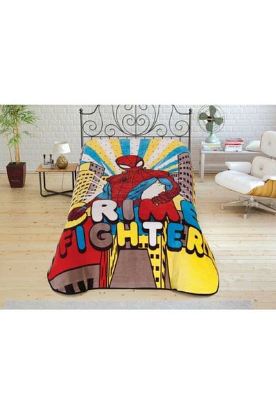 Taç Licensed Spiderman Crime Blanket