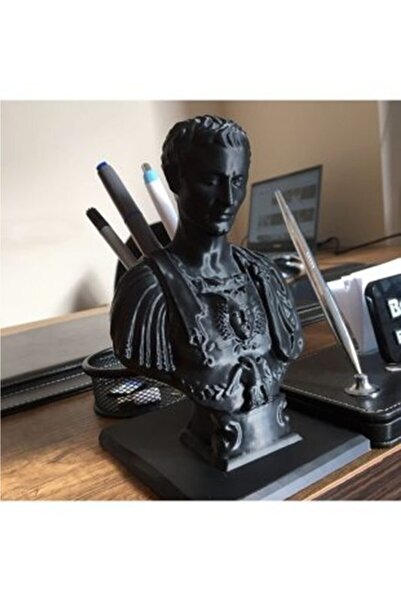 paint3dtasarım Μαύρη θήκη για στυλό Julius Caesar - Πολύχρωμο σχέδιο