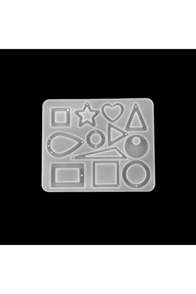 Getshop قالب قلادة أقراط متعددة من السيليكون الإيبوكسي