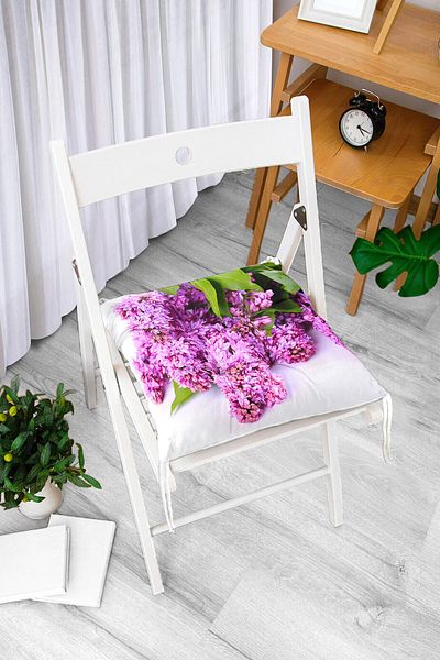 Realhomes Special Design Digital Printed Modern Pouf Chair Cushion with Eye Motif
