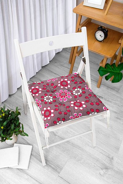 Realhomes Real Homes Digital Printed Fluffy Chair Cushion