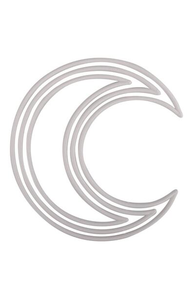 Genel Markalar Mlvx Hilal Makrome Halkası 3'Lü Blsm