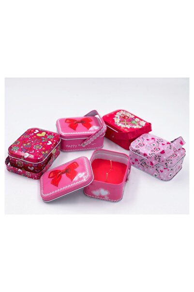 QUEEN AKSESUAR Büyük Metal Kutulu Parfüm Kokulu Sevgiliye Özel Kalpli Büyük K...