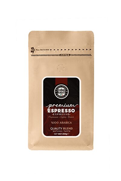 By Tüfekçi Espresso Premium Çekirdek Kahve 250 Gr (arabica Çekirdeklerinde)