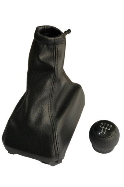 QualityCar أوبل أسترا إف فيكترا إيه كورسا بي جير منفاخ مقبض تروس أسود