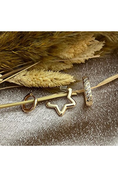 Markiz Takı Triple Earring Set - 2