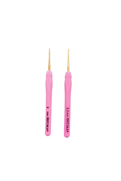 shuma Yumuşak Saplı Aluminyum Yün Tığ 2 Numara + 2.2 Numara