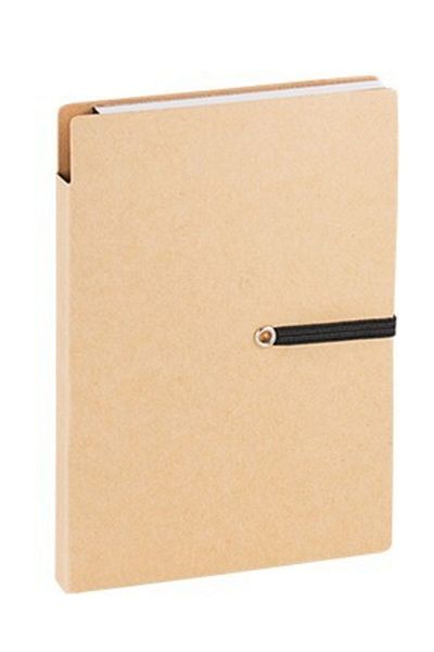 ETKİN 10x14 Cm Notebook with Reversible Elastic Pocket Size Sticky Note Holder