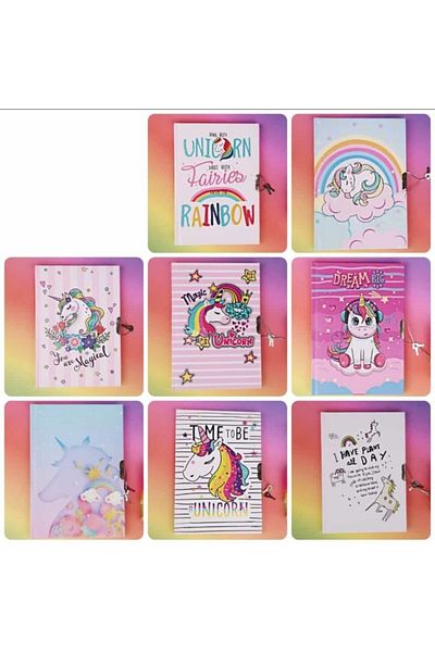Pippa Unicorn Locked Commemorative Book 1 Piece