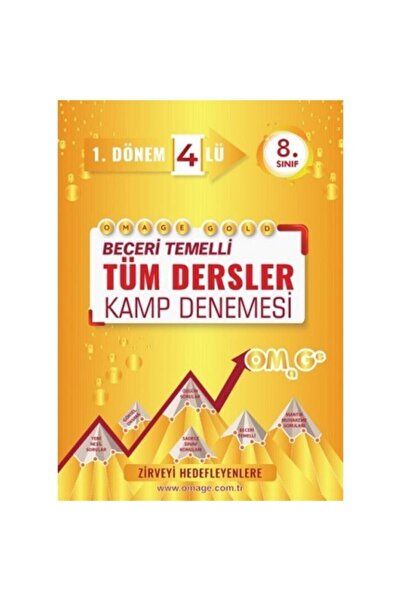 Genel Markalar Nar Test 8. Sınıf Gold Tüm Dersler 1. Dönem 4'lü Kamp Denemesi