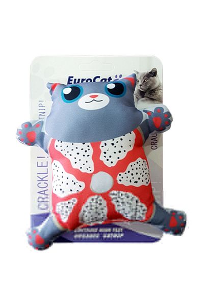 Eurocat Cat Toy Pillow Cat Gray