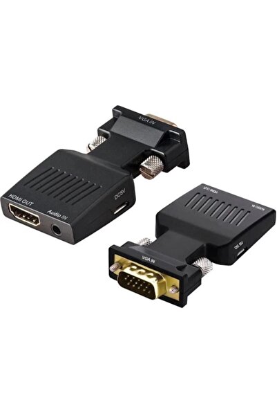 MOLIX Aktif Vga Hdmı Çevirici Vga To Hdmı Çevirici Vga+ Audio To Hdmı Converter 1080 p