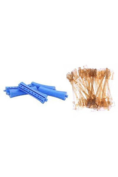 KocamanPazar Perma Bigudi Seti No: 3 (20 ADET BİGUDİ 20 ADET LASTİK)