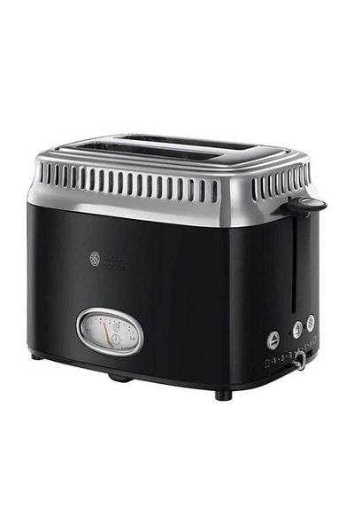RUSSELL HOBBS 21681-56/RH Retro Toaster - Black