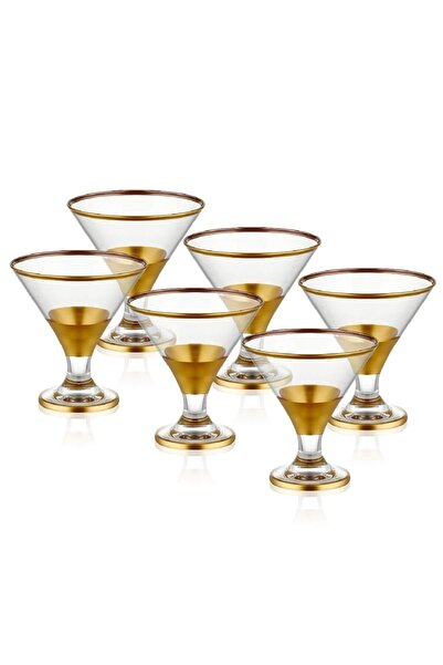 The Mia Glam 6'lı 185 Cc Gold Cam Dondurmalık Glm0027