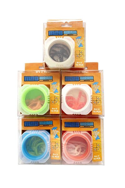 Fujin Mad Worm 9cm Lrf Silikonu == Sızdırmaz Kutulu== -glow Purple