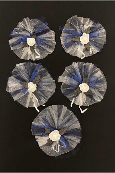 ZEYMERADE حزمة العريس والعروس باللون الأزرق الداكن، حقيبة المهر، زخرفة القافل...