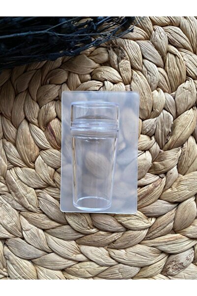 SYBELLE KOZMETİK Tırnak Baskı Aparatı Silikon Başlıklı Stamper Baskı Transfer...