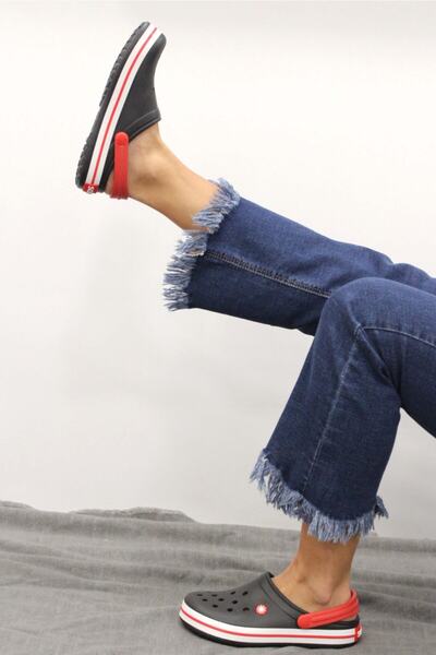 sepona Καθημερινή χρήση Μαύρα Unisex Nurse Hospital Beach Sea Αντιολισθητική σόλα Παντόφλες Σανδάλια