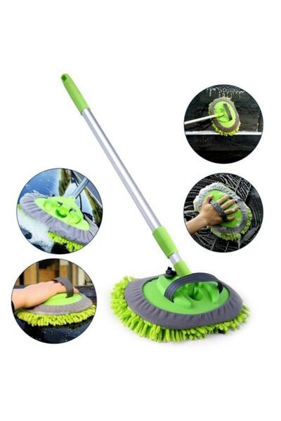 Ekostem Duvar , Cam ,yer , Oto Yıkama Mopu Teleskopik 1 Adet Yedek Bezli
