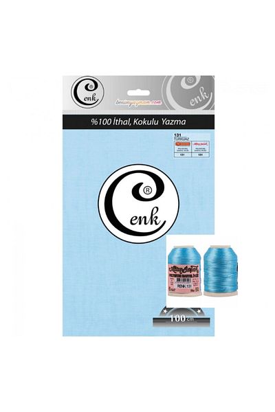 Cenk Imported 100x100 Cm Plain Writing Gold Spike 20 Gr with Needle Floss