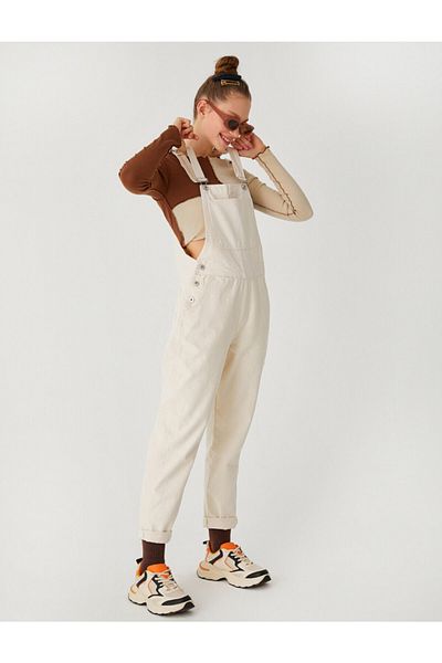 Koton Jeans Jumpsuit with Pockets